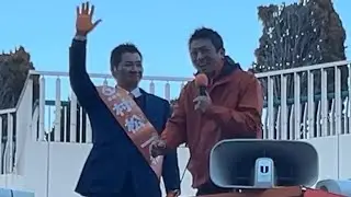 2/1参政党城北街宣！神谷代表と村松一希候補による街頭演説会をいちにの参政党🇯🇵日本一の兵 がライブ配信中！