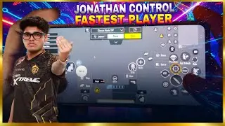I'll be playing with Jonathan's controls in this video 💀 | fastest thumb player 🥶 | BGMI