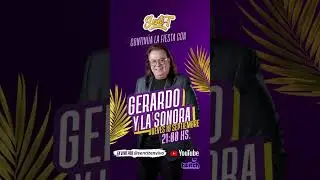 👉 Este jueves 21 HS viv&iacute; el segundo programa de #SentiT con Gerardo y la Sonora en vivo 🔥