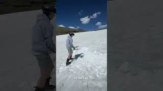 Summer skiing ☀️⛷️🏔️ #nolmts #skiing #ski #outdoors #snowboarding