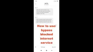 Unblock internet | Data Alert | Unblock Network connection | how to set VPN | Temporarily stopped