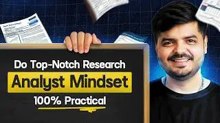 How Senior Analysts Approach Research | 100% Practical Podcast | The Valuation School