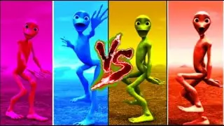 Green Alien Dance Dame Tu Cosita Alien Dance Battles  Dame Tu Cosita  Part Number #132
