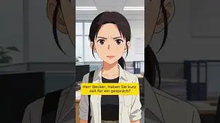 My boss doesn't respect my study time | Realistic German work dialogue (B1&ndash;B2)