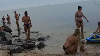 Summer walk beach bikini Azov sea 2021 Кирилловка Сегодня Азовское море