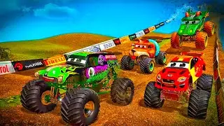 Monster Truck  Mega Ramp racing - Impossible monster Truck simulator 