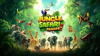 Jungle Safari Fun for Kids | Parade Song with Animals & Adventure!