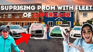 Suprising prom Kids With Supercars ! They Couldn&rsquo;t Believe it