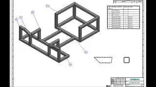 Solid Edge ST7 műhelyrajz