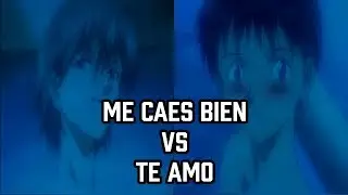 Evangelion Me caes bien VS Te amo / Comparación de escenas