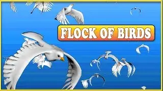 Maya Tutorial: Flock of Birds using Particle Dynamics