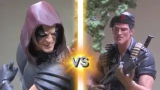G.I. Joe Sideshow Collectibles Flint vs. Zartan Diorama