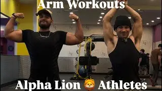 Arm Workout with Alpha Lion Athlete | Shoulders, Biceps, & Triceps