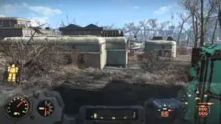 Fallout 4: Another set of Power Armour... national Guard Training Yard