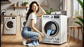 🌬️ Panda Portable Dryer 3.5 cu.ft. Stainless Steel Tub 110V 1500W Compact Clothes Dryer Review 🌬️