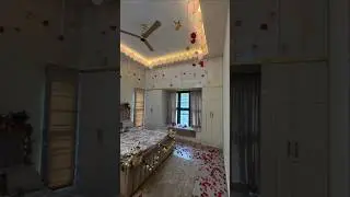 Romantic wedding First Night room Decoration Ideas with balloon and flower at Home I Bridal room