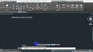 TRIANGULO EQUILATERO - AutoCAD 2018
