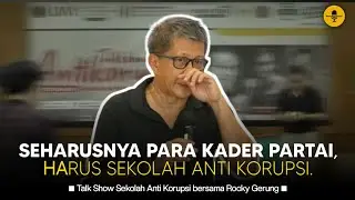 Rocky Gerung : milenal sekarang, sedang benci dengan politik.