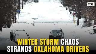 Oklahoma Winter Storm: Snow and Ice Trap Drivers as Oklahoma Police Lead Rescue Efforts