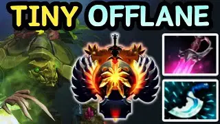 🔥 OFFLANE TINY ONE COMBO ONE KILL | DOTA 2 GAMEPLAY 🔥