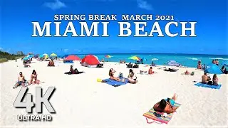 NORTH MIAMI BEACH SPRING BREAK MARCH 2021 4K ULTRA HD 60FPS FLORIDA USA A&Omega;