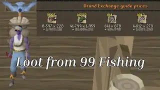 Loot From 99 Fishing! | AFK Money making