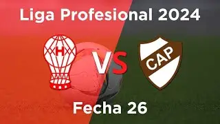 [2024] Huracán vs Platense - Fecha 26 - Torneo Liga Profesional FINAL DEL PARTIDO