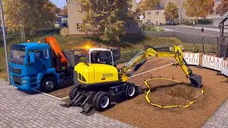 Construction Simulator 2022 - Wacker Neuson EW100 - Bau-Simulator
