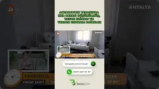ANTALYA'NIN TERASINDA HER DETAYI DÜŞÜNÜLMÜŞ, TAVAN KLİMALI VE YERDEN ISITMALI DAİRELER
