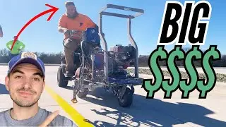 $15,000 Parking Lot Striping Job Recap (Ft. Forever Self Employed) Striping business Start up