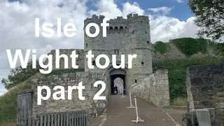 Isle of Wight TOUR 2020 visiting  sandown pier  carisbrooke castle and the old/new gun battery's.
