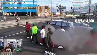 Funny FANUM Moment On D10 GTA RP Server #fanum #fanumtv #streamerclips #gtarp #d10 