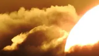 Clouds around the Sun or Sun in the clouds...