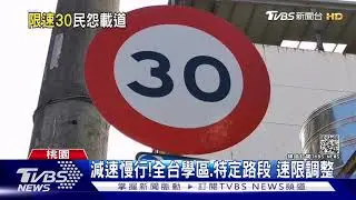 不小心就超速! 限速