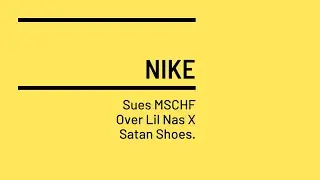 👀Nike sues MSCHF over Lil Nas X shoe. #shorts