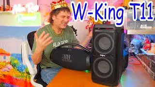 W King T11 party boombox and Karaoke machine review vs T9, Stormbox Blast and Boombox 3.