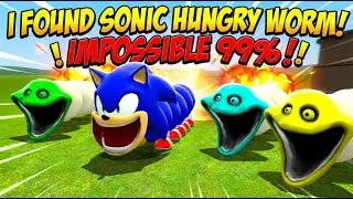I FOUND SONIC HUNGRY WORM!!! IMPOSSIBLE 99%!!! in Garry`s Mod