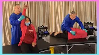 Chris Leong Treatment Many Years Fall Down Neck and Lower Back Problems😱