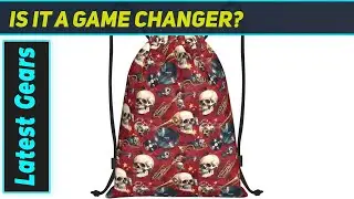Rock Style Music Skull Print Drawstring Backpacks: The Ultimate Bold Carry!