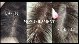 3 Types of Hand knotted Cap Construction || Lace VS Monofilament VS Silk Top
