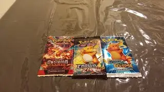 Opening crown zenith,obsidian flames and cosmic eclipse pokemon packs
