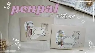 Penpal with me - for my Patreon -simple,spring theme, asmr and lofi, no talking 👩🏼&zwj;🎨💌 penpal letters