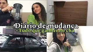 DIÁRIO DE MUDANÇA+tudo que ganhei no meu chá de casa nova🌸🏡🔑🔐