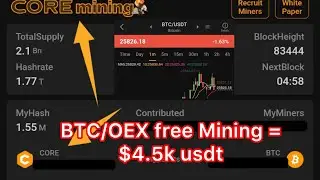 Make more than $4.5k from BTC/OEX mining // how to increase your OEX mining rate #cryptomining