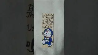 Doraemon Bookmark ❤️ #sulaiartifice #kgf #bookmark #bookmarkpainting #books #art
