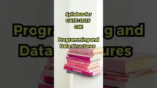 GATE CSE Syllabus -2026 | Programming and Data Structures | #gatecs #gate2026preparation #gate2026