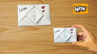 Cute and Easy GREETING Card ❤️|| How to make Friendship Day Card || Easy ORIGAMI Crafts #cardmaking 