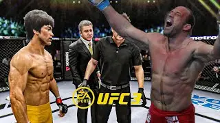 Bruce Lee vs Mark Coleman   EA Sports UFC 3   Epic Fight 🔥🐲