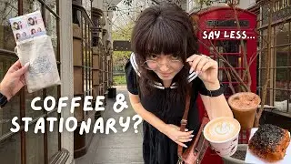 spend a cozy day out with me °𓏲🌿 visiting stationary shops & cafe hopping in Pasadena