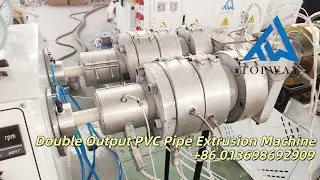 Double Output PVC Pipe Extrusion Machine pvc electric pipe production line